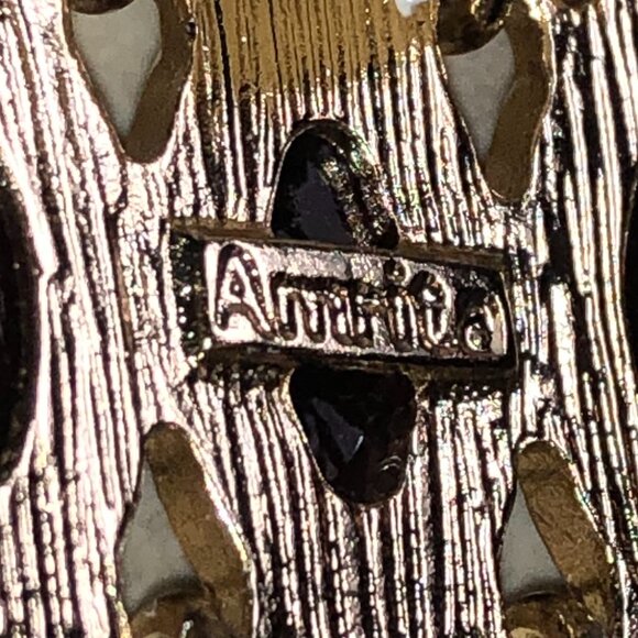 Amrita Red & Gold Chandelier Earrings - Picture 5 of 7